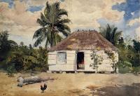 Homer, Winslow - Native Huts, Nassau